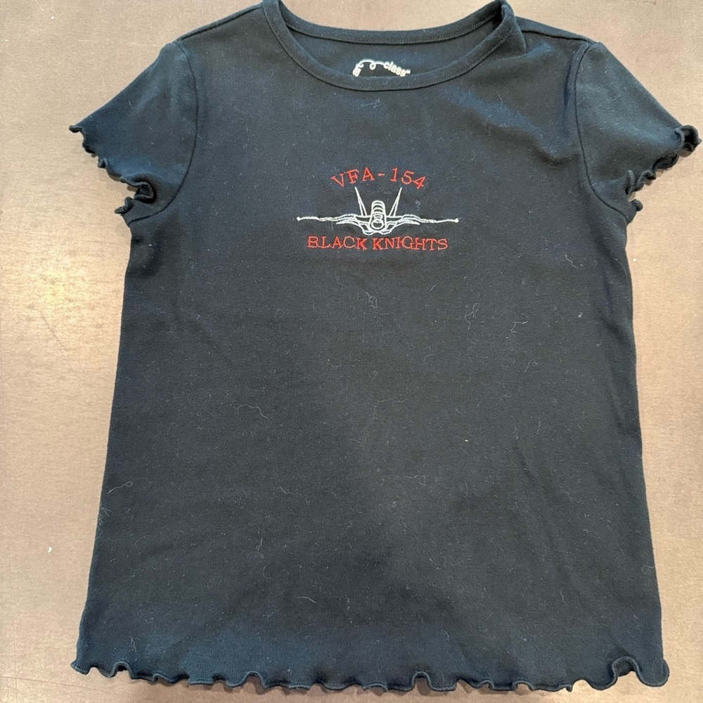 art class Black VFA-154 Kids Tee